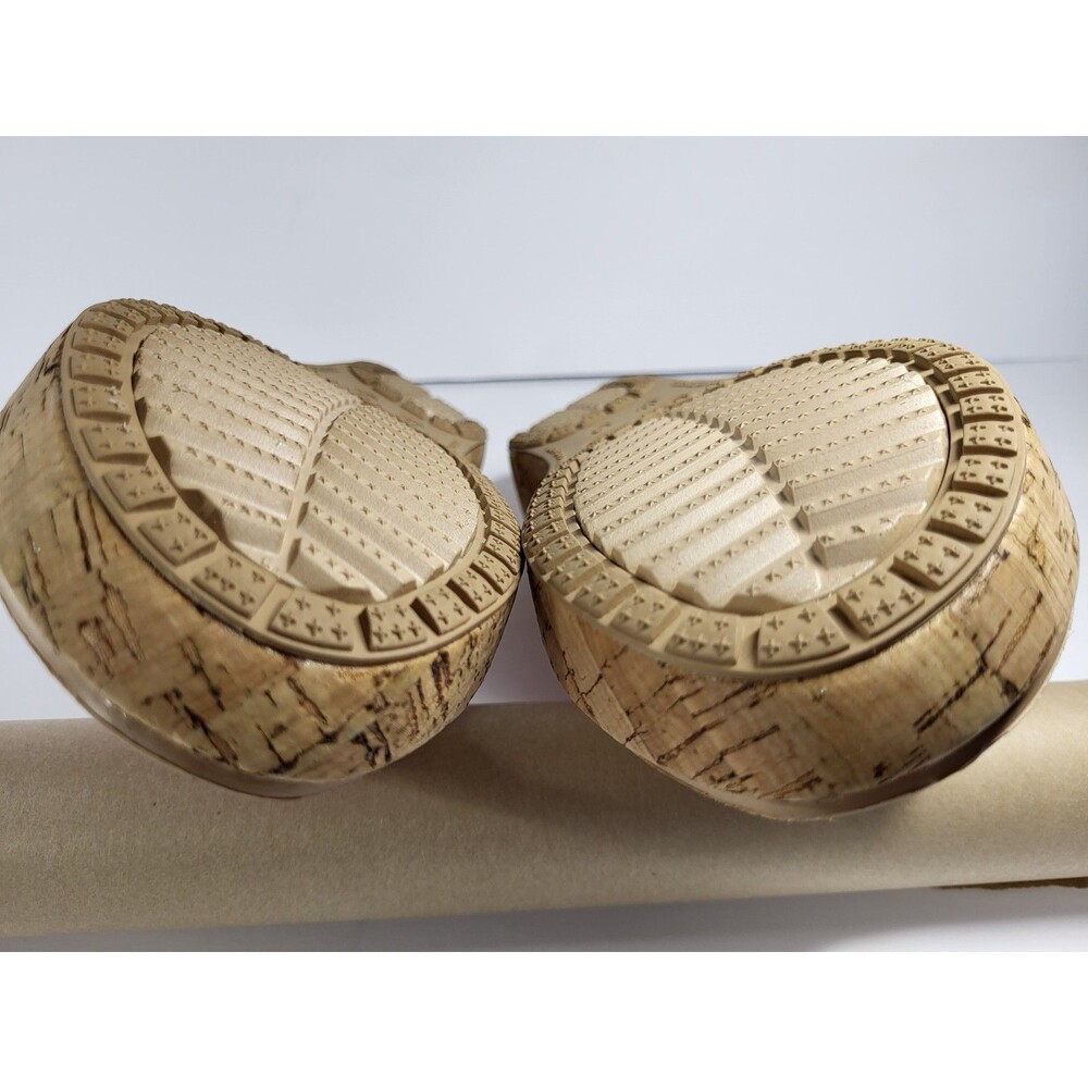 Crocs A-Leigh Floral Suede Slide-On Thong, Size 9 - Picture 7 of 11